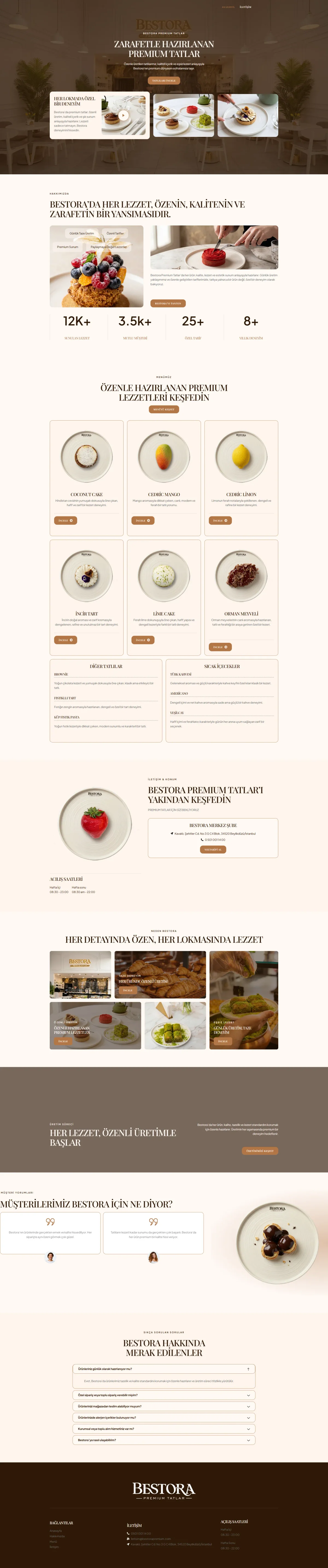 Bestora Premium store homepage