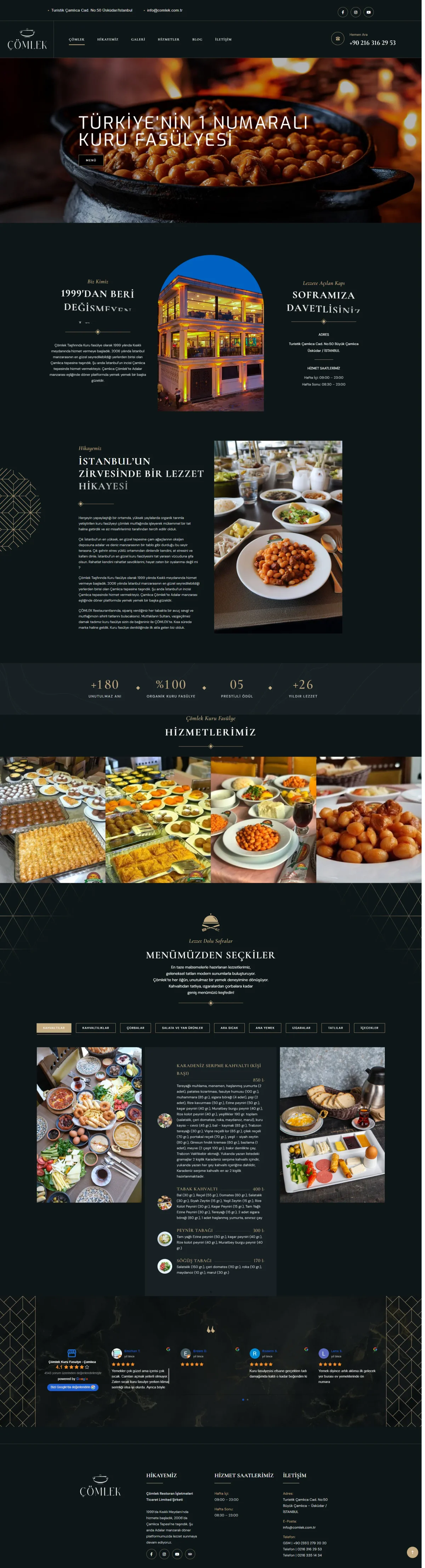 Çömlek store homepage