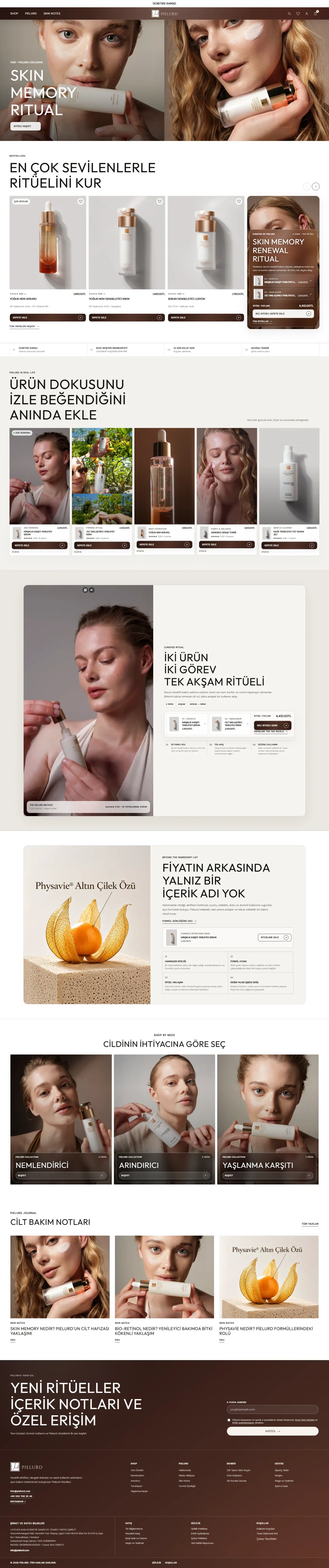 Pielurd store homepage