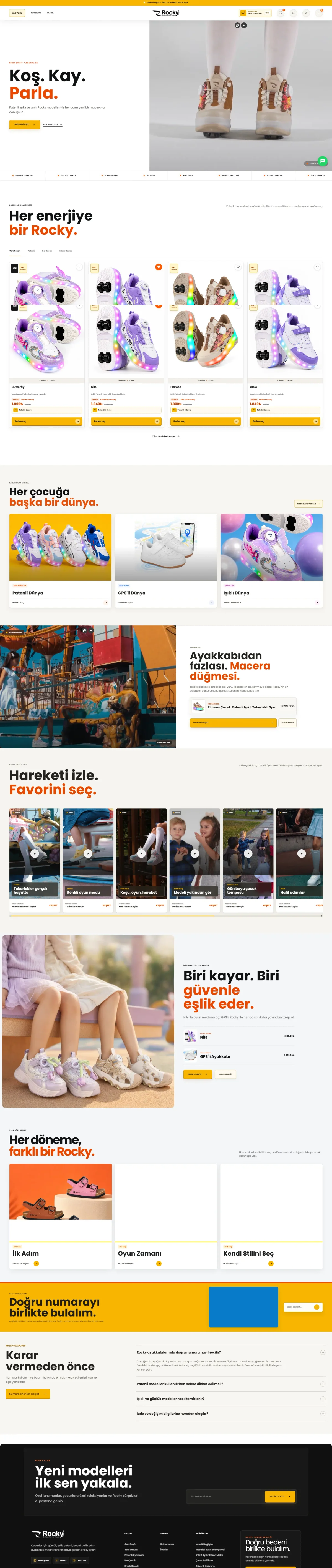 Rocky Sport store homepage